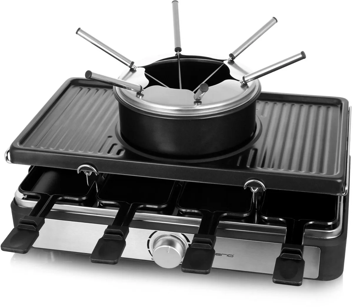 Rg-124930 Gourmet En Fondue Set Zwart/Rvs van Emerio in Blauw – productfoto