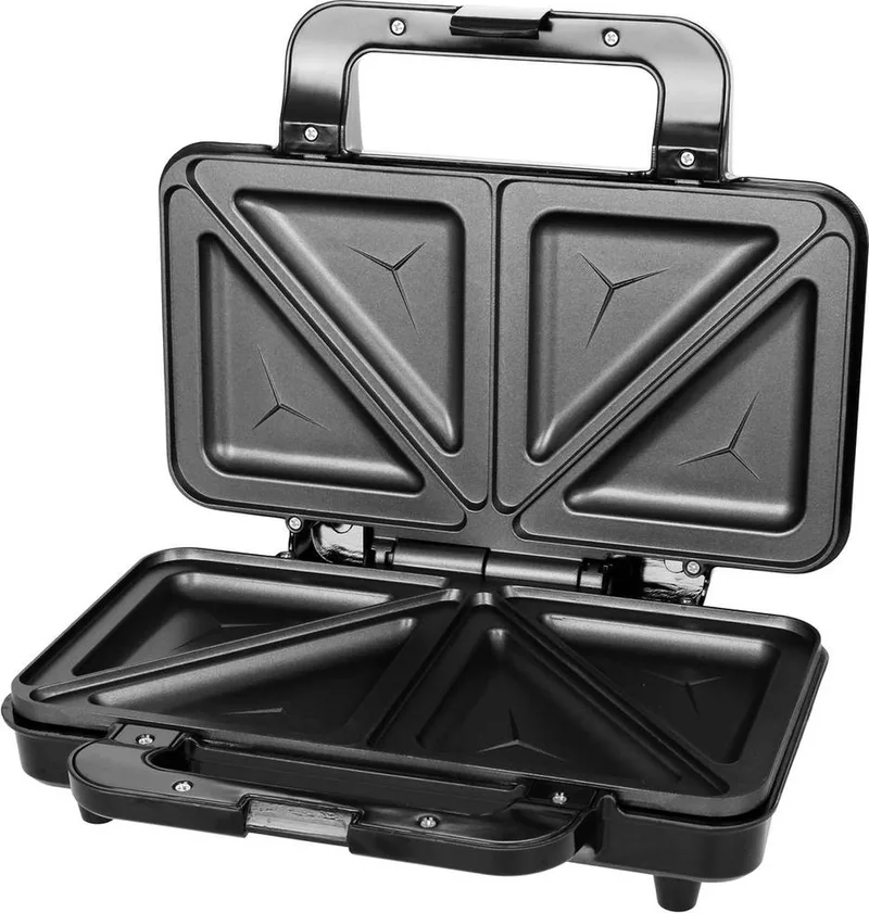 ST-125833 Tosti-apparaat RVS, Zwart de Emerio en Rvs, Noir – photo produit