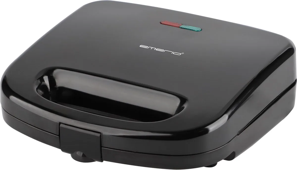 Tosti Apparaat - 2 Tosti's - 700W - Sandwich maker - ILAG coating - Anti-slip - ST-134627 van Emerio in Zwart – productfoto
