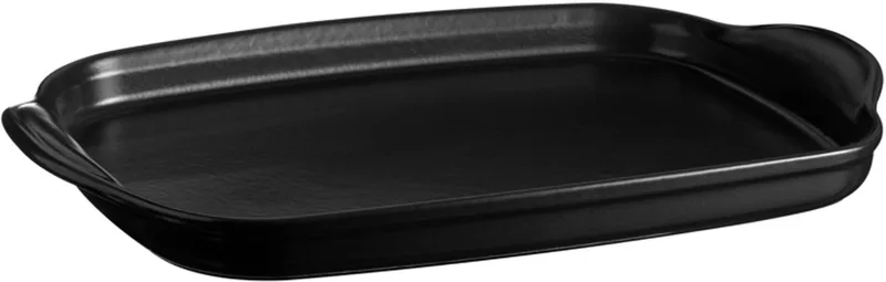 BBQ Bakplaat E-Box - 425x275x40mm - Truffe by Emile Henry in Black – product photo