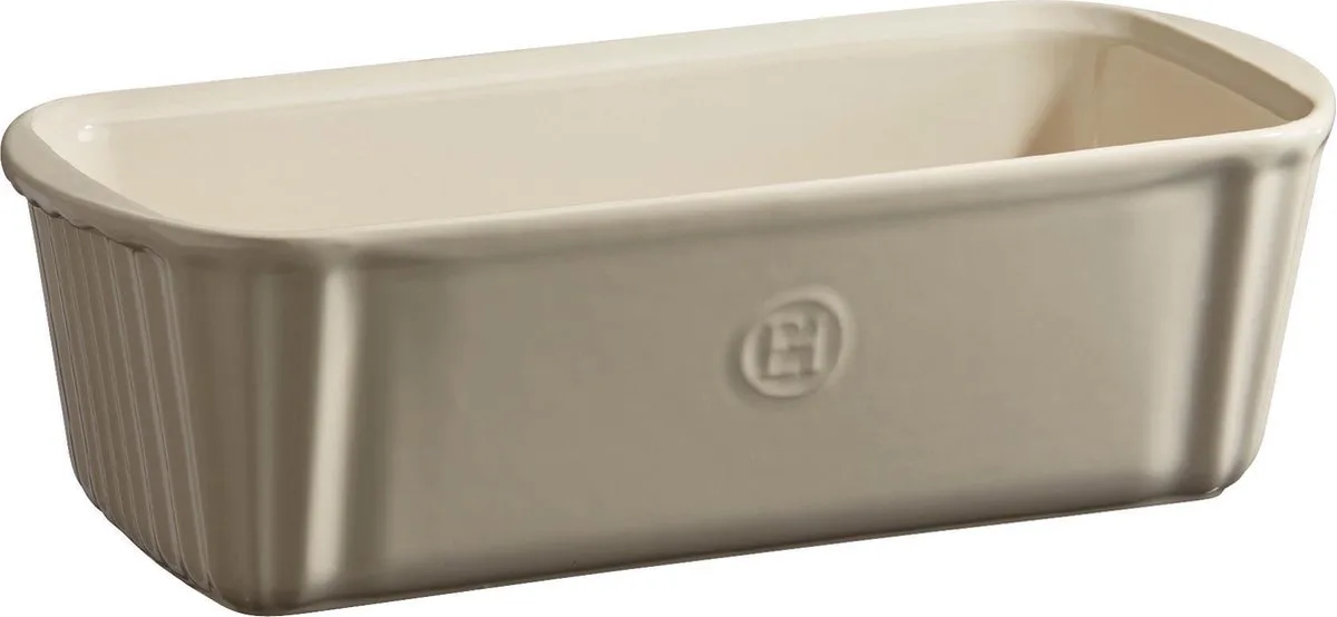 Cakevorm - 310x130mm - Argile van Emile Henry in Crème – productfoto