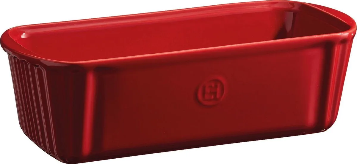 Cakevorm - 310x130mm - Grand Cru van Emile Henry in Rood – productfoto