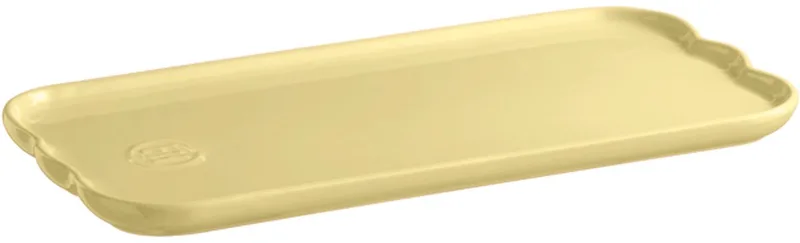 Madeleine Serveerschaal - 315x150x20mm - Vanille de Emile Henry en Jaune – photo produit
