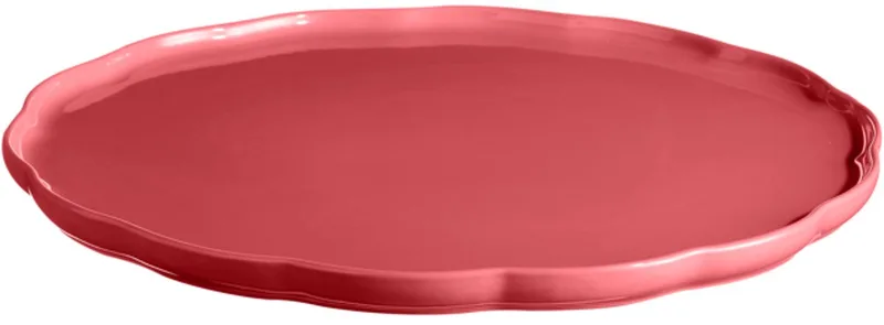Madeleine Serveerschaal rond - Ø300mm - Rose Candy by Emile Henry in Pink – product photo