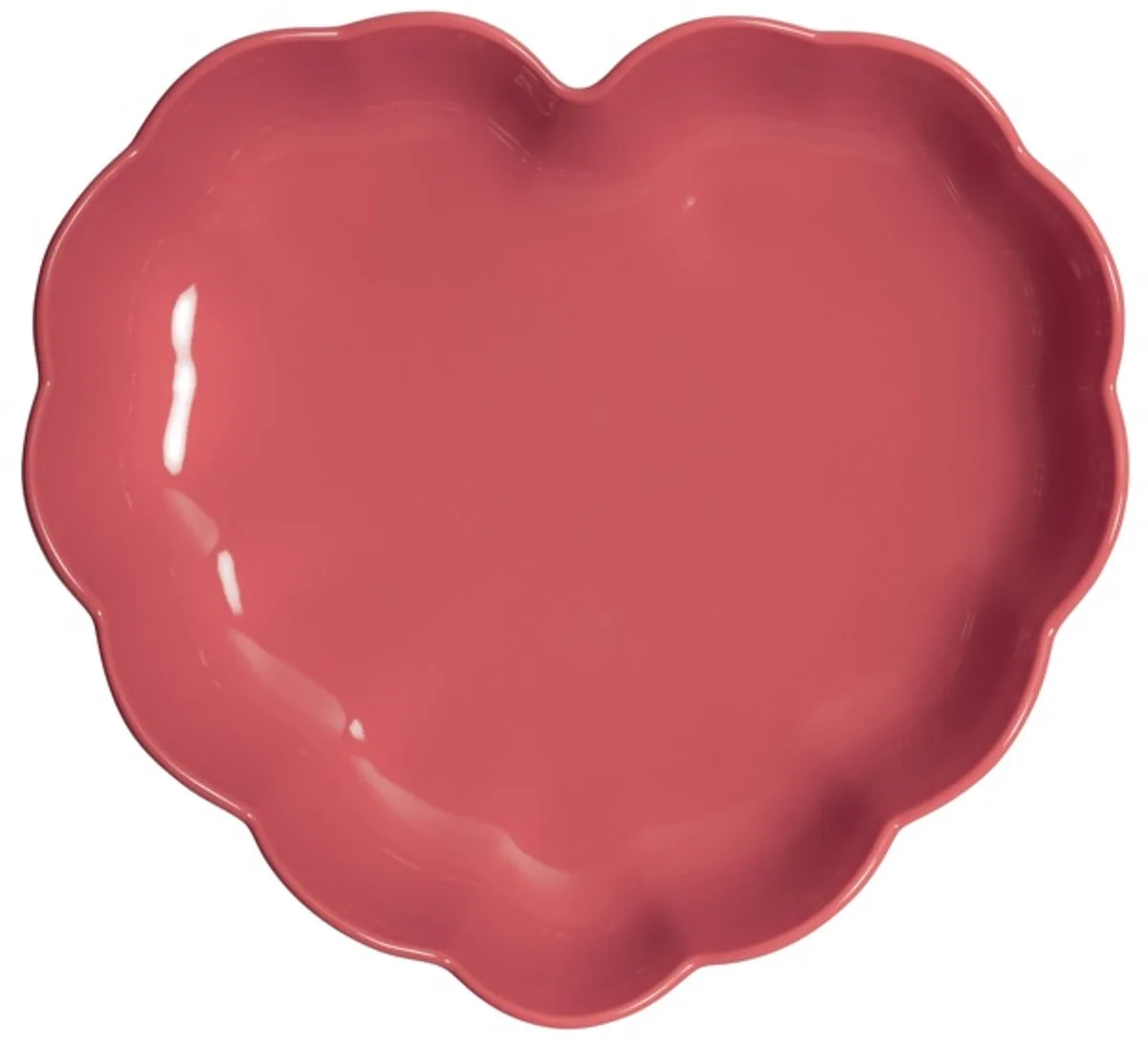Madeleine Taartvorm hart gegolfd - 265x245x65mm - Rose Candy van Emile Henry in Roze – productfoto