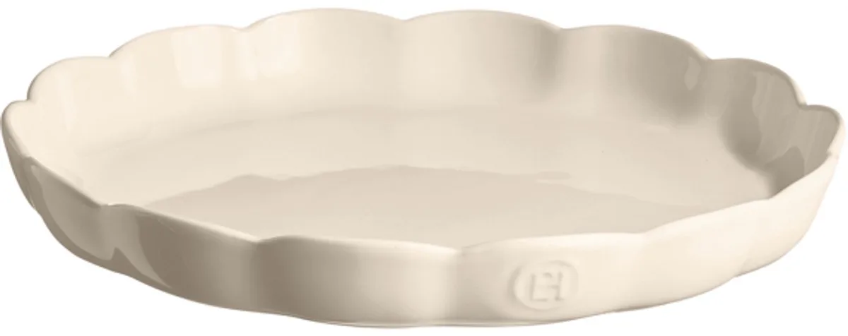 Madeleine Taartvorm - Ø310mm - Argile de Emile Henry en Crème – photo produit