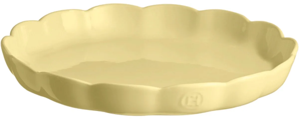 Madeleine Taartvorm - Ø310mm - Vanille de Emile Henry en Jaune – photo produit
