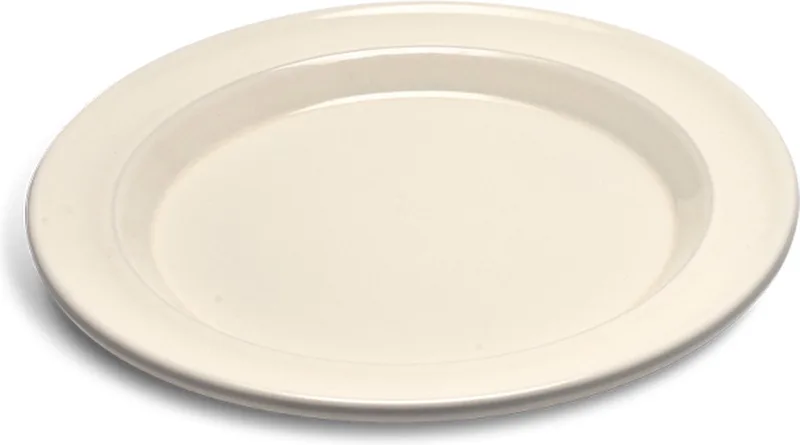 Ontbijtbord 21 CM - Set van 2 van Emile Henry in Crème – productfoto
