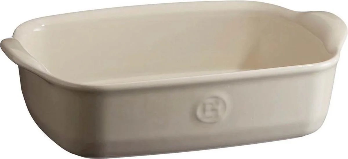 Ovenschaal - Gratinschaal, Braadschaal - Aardewerk - Ovenbestendig Tot 270 °C, Vaatwasserbestendig - 22 x 14 cm / 700 ml van Emile Henry in Argile – productfoto