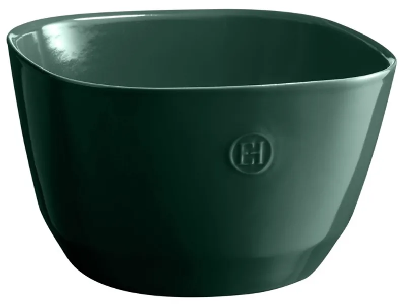 Serveerschaal / Saladeschaal Diep - 260 x 260 x 160 mm från Emile Henry i Grön – produktbild