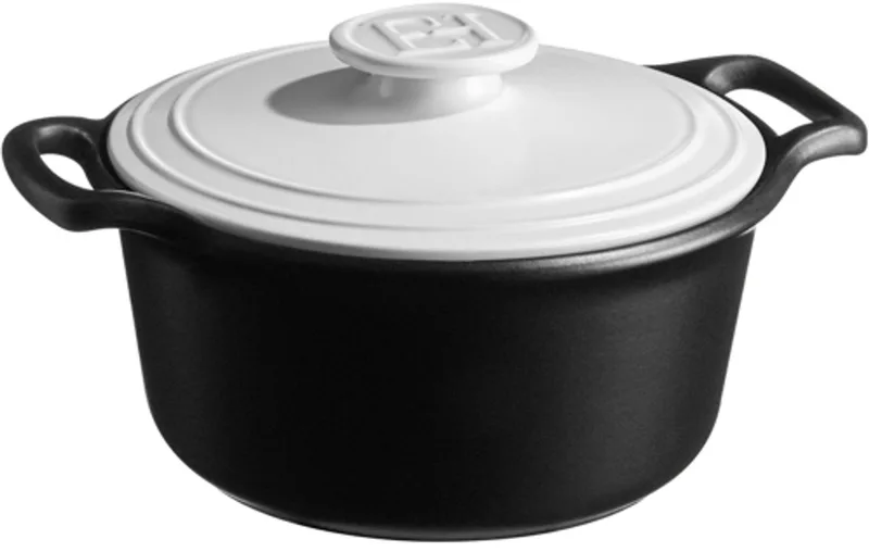 Sublime+ Kookpan - Ø220mm - 3Ltr - Craie von Emile Henry in Weiß – Produktfoto
