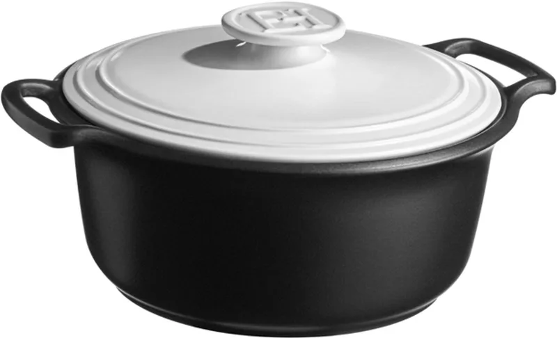 Sublime+ Kookpan - Ø265mm - 5.5Ltr - Craie by Emile Henry in White – product photo