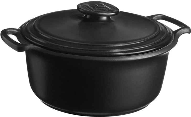 Sublime+ Kookpan - Ø265mm - 5.5Ltr - Slate by Emile Henry in Black – product photo