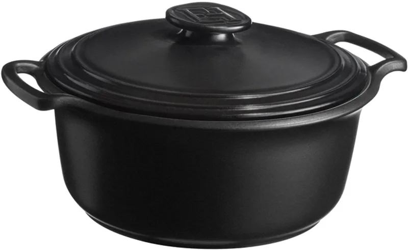Sublime+ Kookpan - Ø290mm - 7Ltr - Slate von Emile Henry in Schwarz – Produktfoto