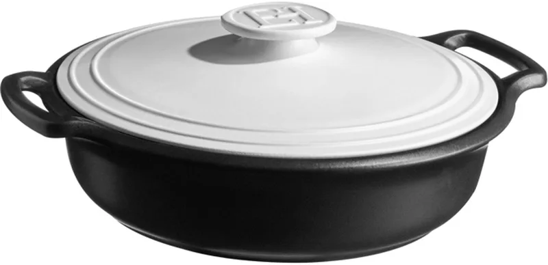 Sublime+ Sauteuse - Ø290mm - 4Ltr - Craie by Emile Henry in White – product photo