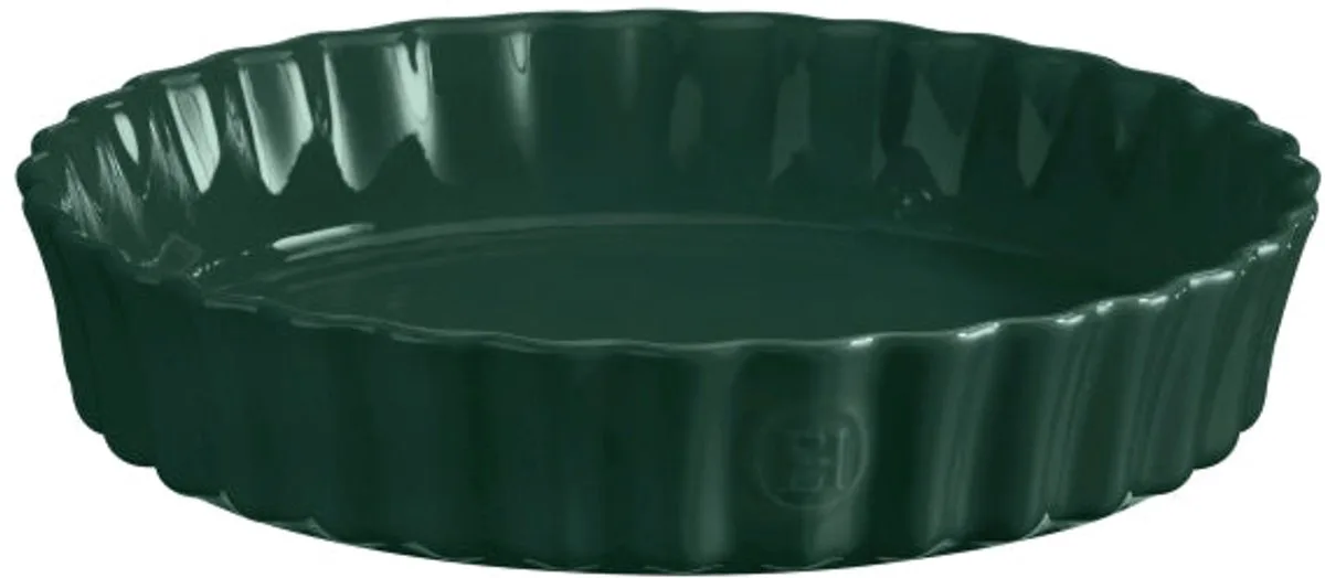 Taartvorm diep - Ø280mm - Cèdre de Emile Henry en Vert foncé – photo produit