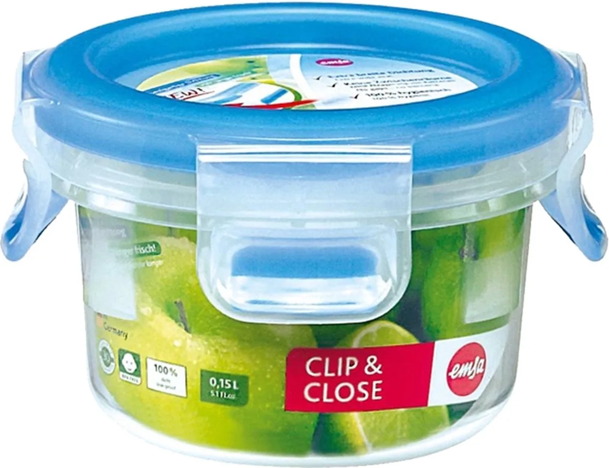 Clip & Close Vershouddoos - 0,15 l van Emsa in Transparant – productfoto