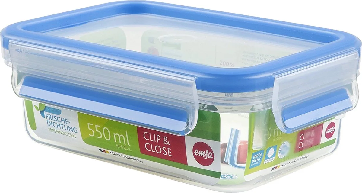 Clip & Close Vershouddoos - 0,55 l van Emsa in Transparant – productfoto