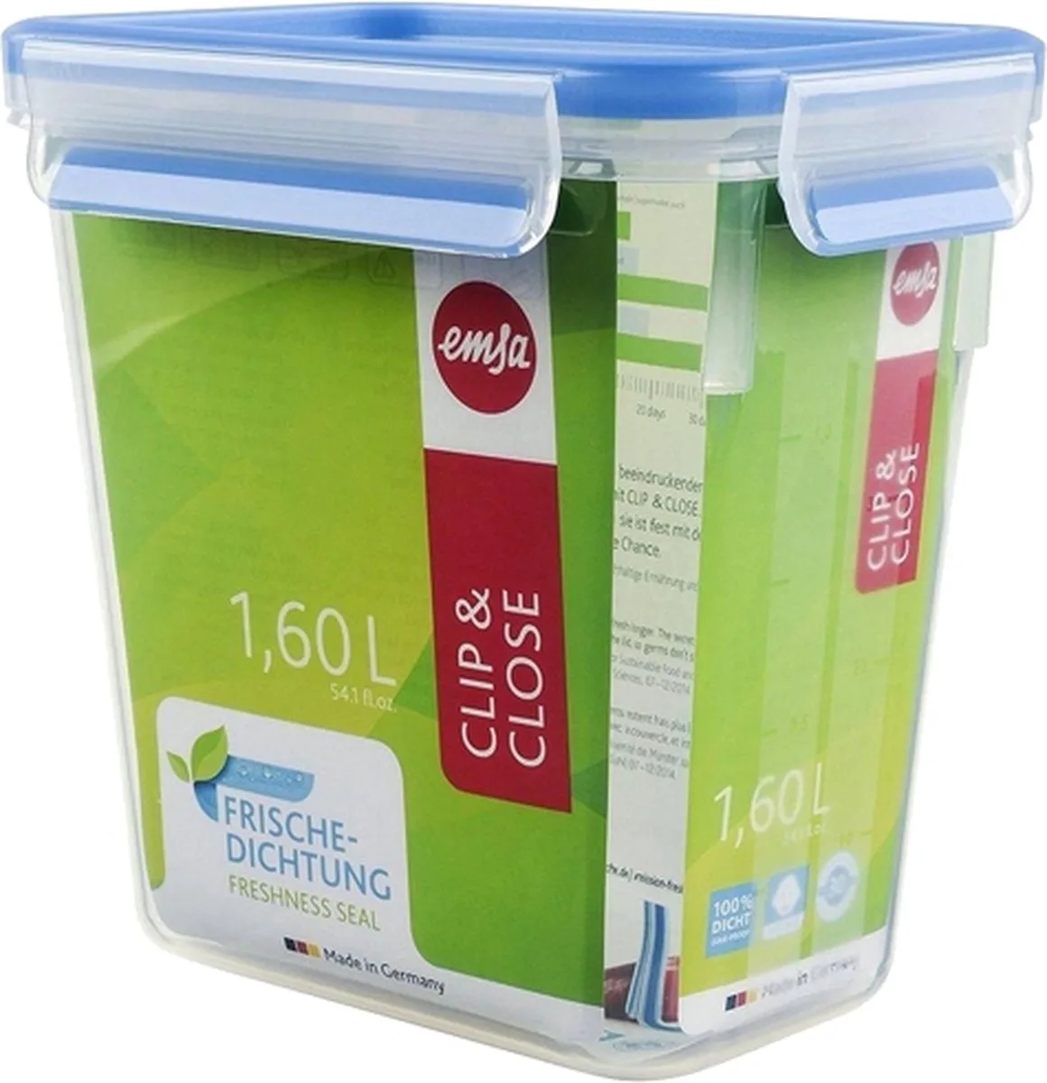 Clip & Close Vershouddoos - 1,6 l van Emsa in Transparant – productfoto