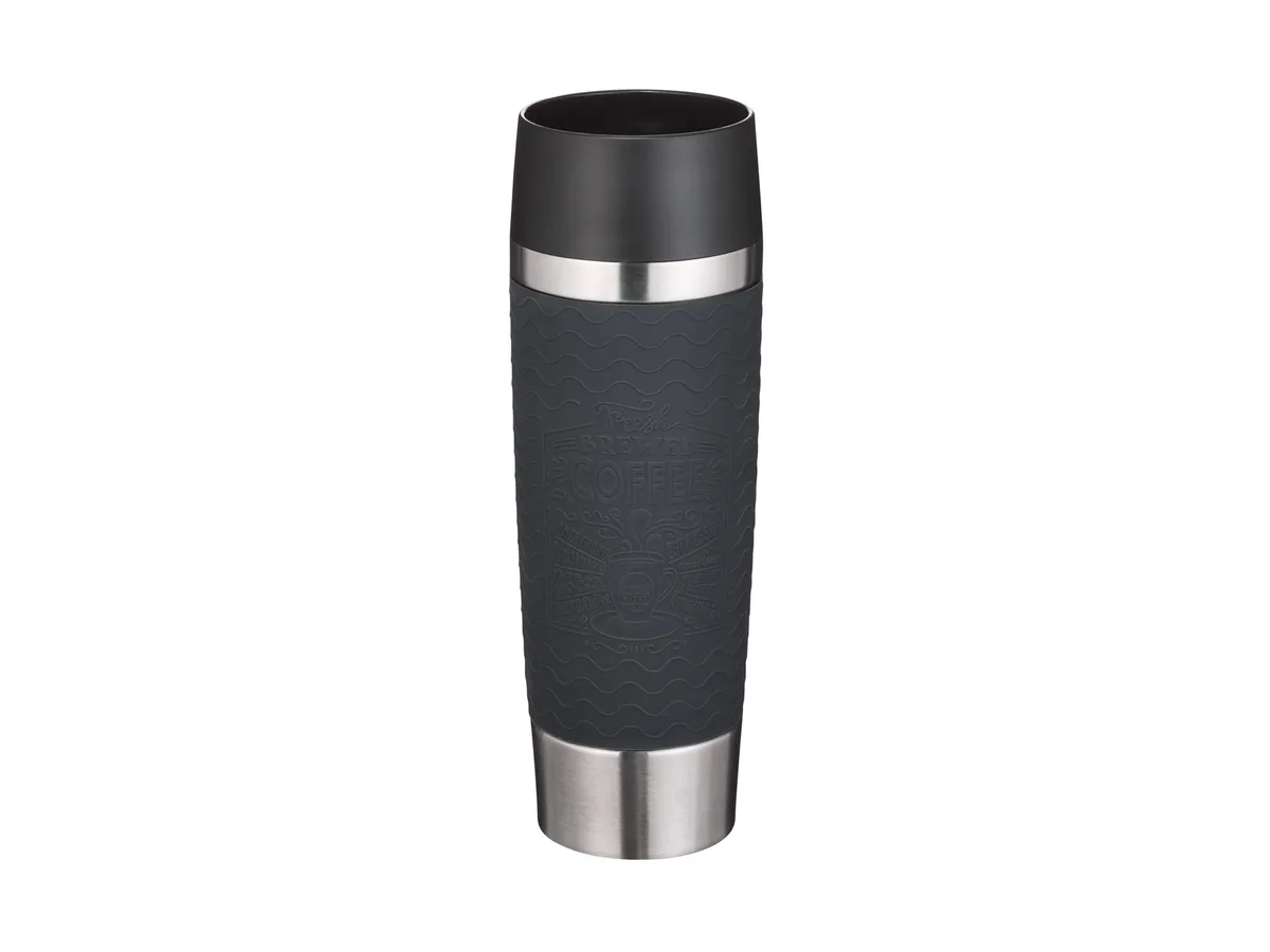 Isolierbecher TRAVEL MUG, 500 ml (Anthrazit) fra Emsa i Grå – produktbillede