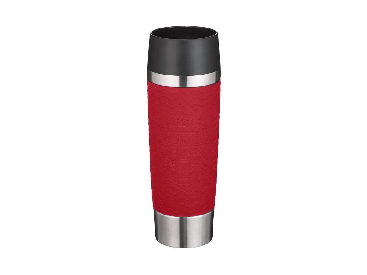 Isolierbecher TRAVEL MUG, 500 ml de Emsa en Rouge – photo produit
