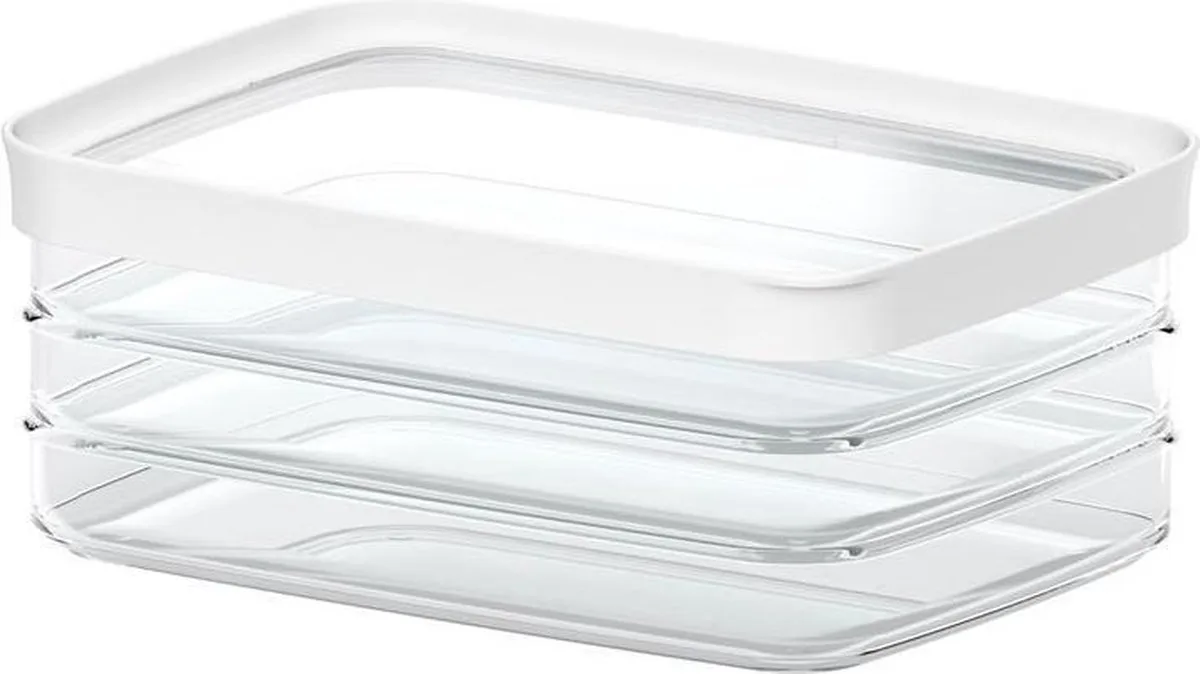 OPTIMA vershouddoos. starter set van 4 stuks. 0.18/0.18/1.0/1.6L von Emsa in Transparent – Produktfoto