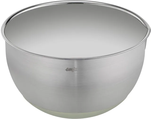 Prep&Bake mengkom 3L - RVS - Antislip bodem - Met schenktuit - 20cm diameter