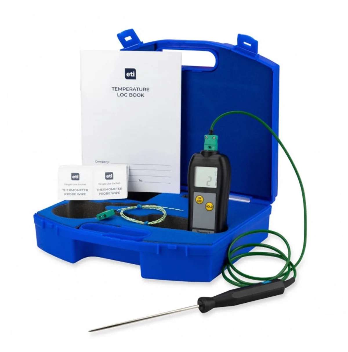 Budget Catering Thermometer Kit van ETI in Zwart – productfoto