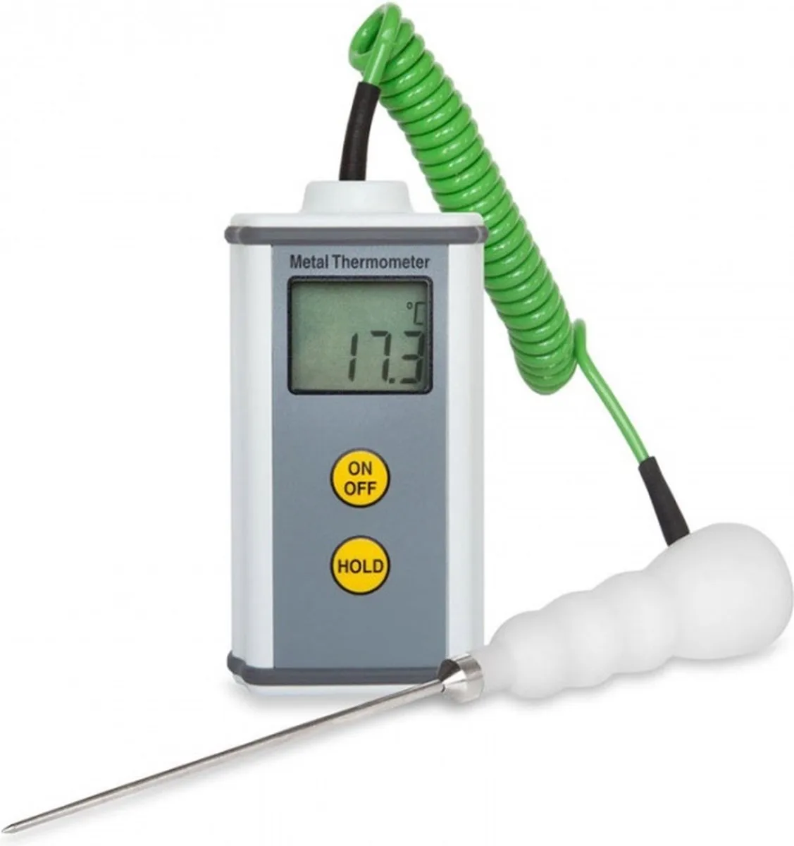 Catertemp Metal - Digitale Thermometer - IP67 Waterdicht - Ideaal voor de Voedingsindustrie - Zeer Degelijk & Betrouwbaar van ETI – productfoto