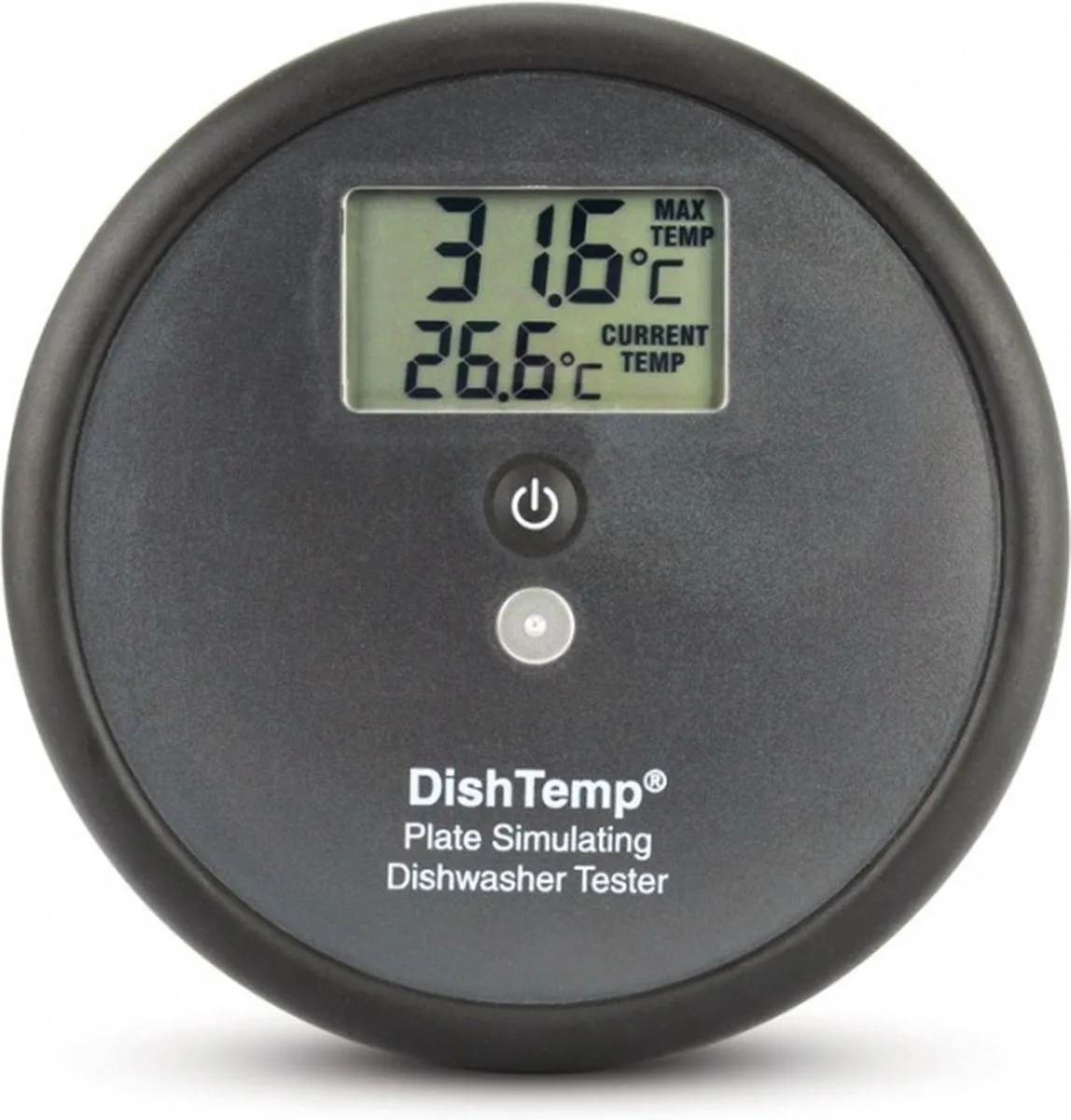 Dishtemp - Vaatwasser Controle Thermometer - Vervangt Teststrips - Simuleert een Bord van ETI – productfoto