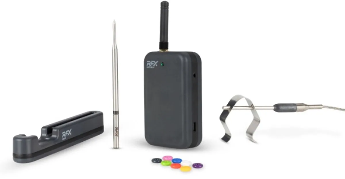 ETI/Thermoworks - RFX Bluetooth Thermometer Kit met 1 Probe van ETI in Zilver – productfoto