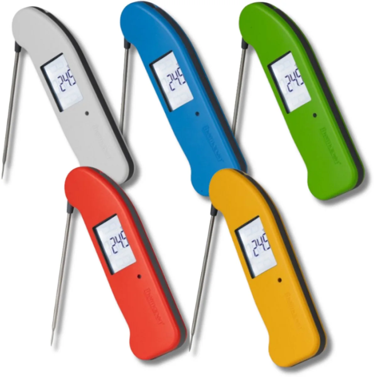 ONE Food Safety Kit - 5 Kleuren - Digitale Keukenthermometer de ETI en Multicolore – photo produit