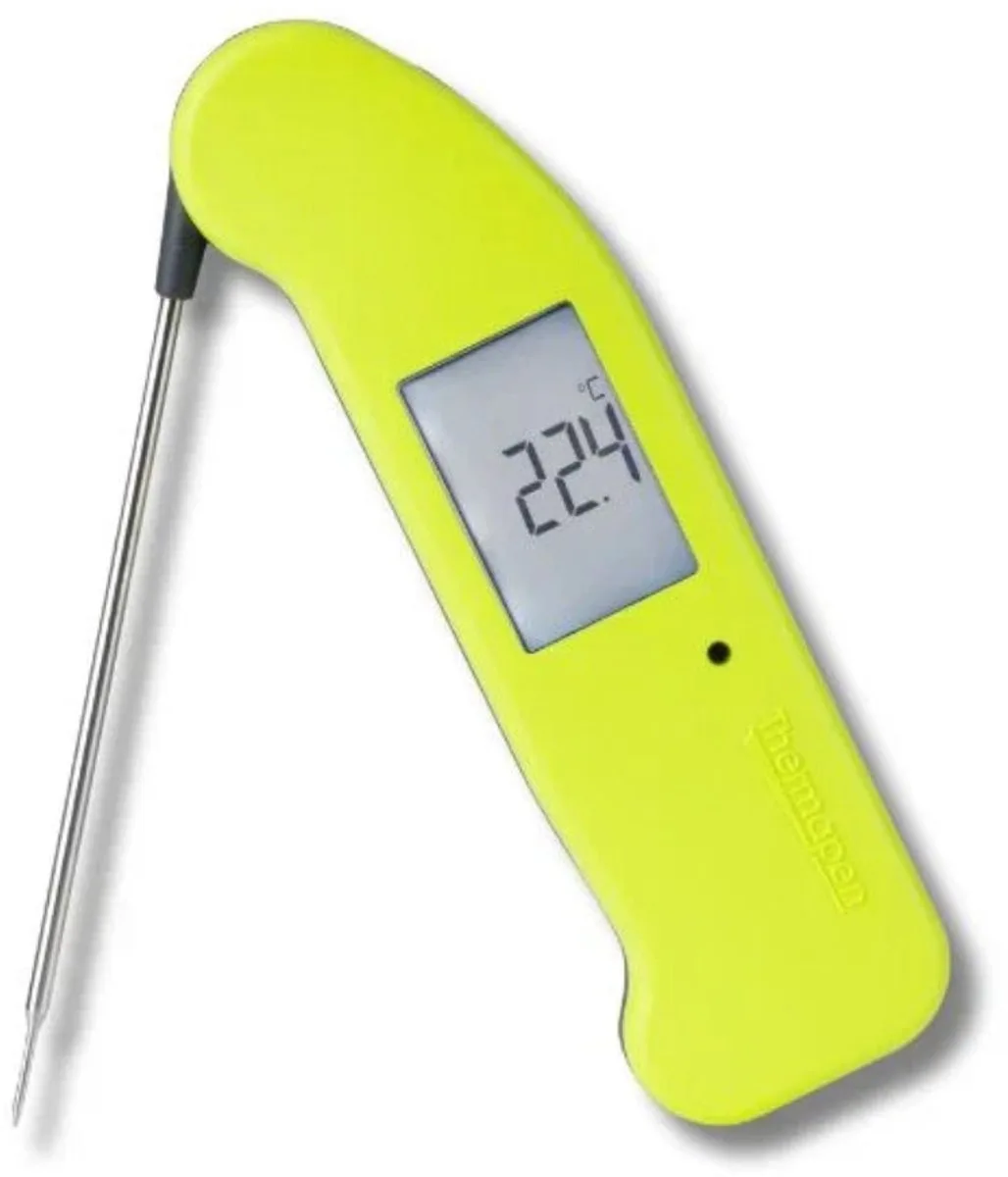 ONE Hi-Vis - Limited Edition - Digitale Keukenthermometer by ETI in Fluor geel – product photo