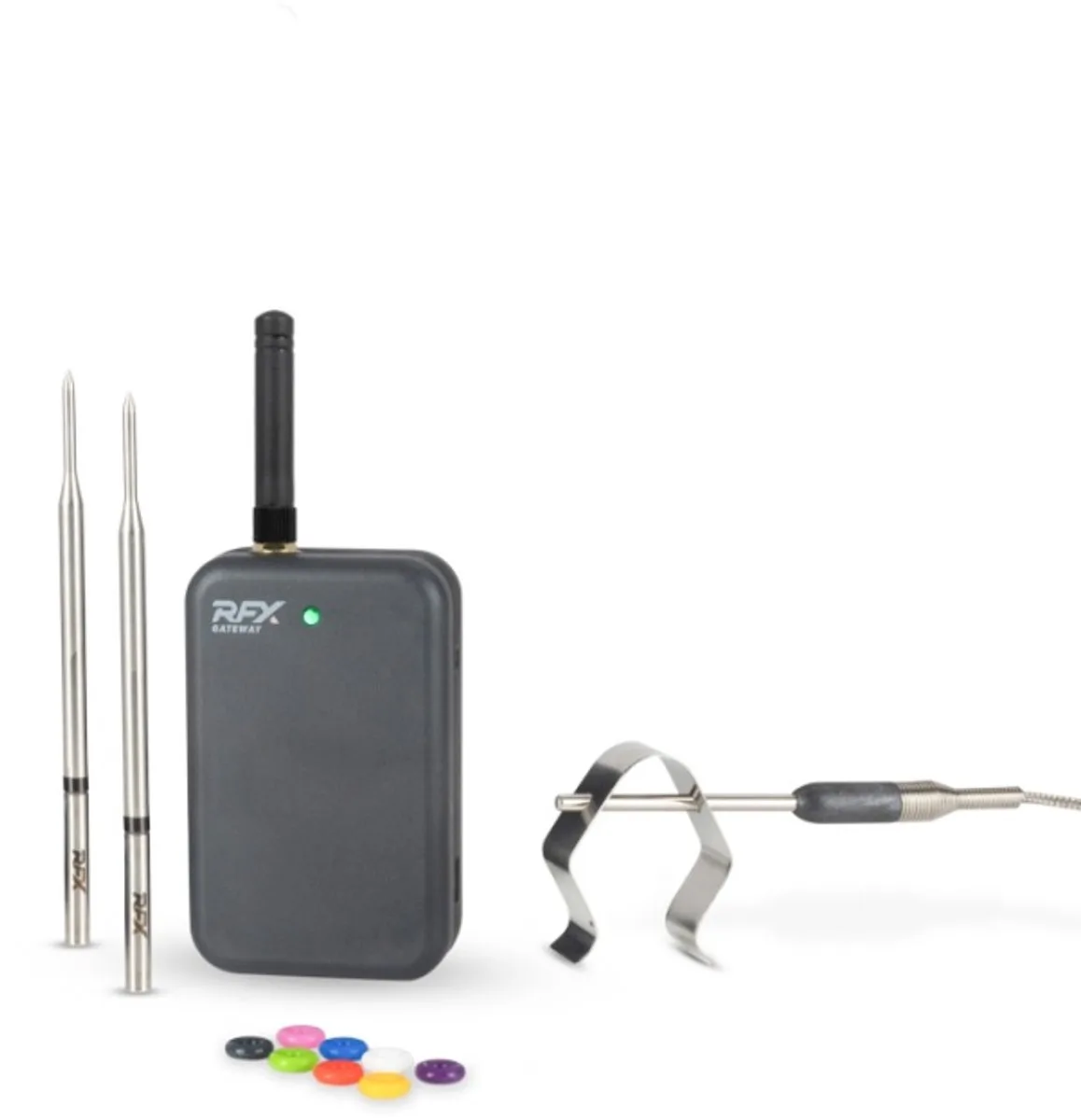RFX Bluetooth Thermometer Kit met 2 Probes de ETI en Charcoal – photo produit