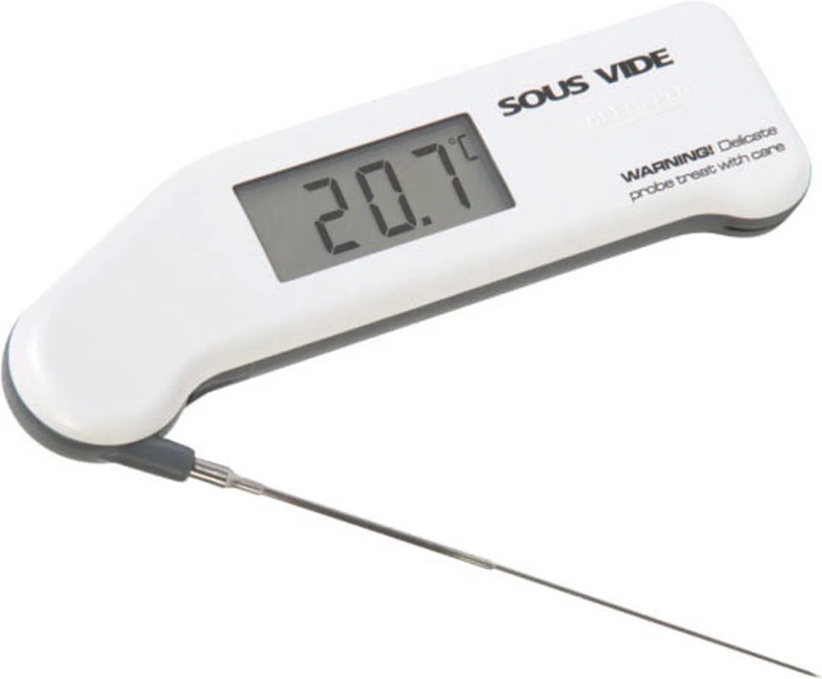 Sous Vide Thermapen® met Naaldvoeler van ETI in Wit – productfoto