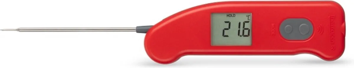 Thermapen IR - Horeca Thermometer voor Grill & Bakplaat - Infrarood en Kerntemperatuur - Met Certificaat de ETI en Rouge – photo produit