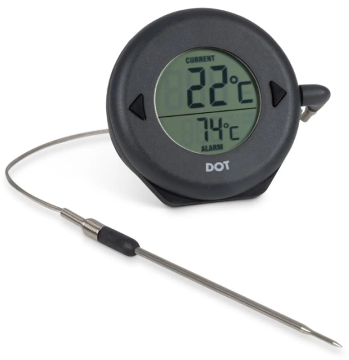 Thermoworks - DOT Oventhermometer met Alarm - Ovenbestendig från ETI i Charcoal Grey – produktbild