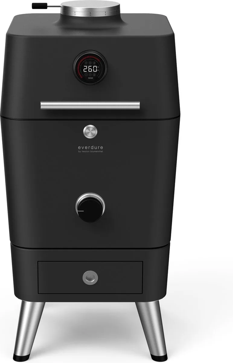 Everdure 4K Houtskoolbarbecue Antraciet by Heston Blumenthal by Everdure in Black – product photo