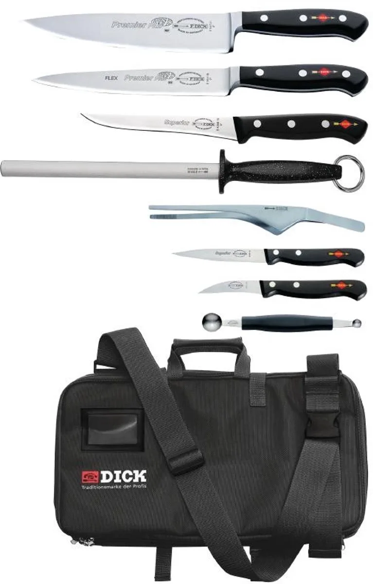 8-delige Dick messenset by F. Dick in Black – product photo 1 of 2