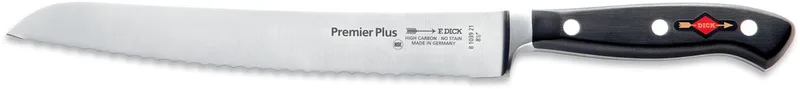 broodmes Premier Plus-serie | 21 cm Roestvrij staal Made in Germany de F. Dick en Noir – photo produit