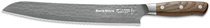 DarkNitro gekarteld broodmes 26 cm de F. Dick en Marron – photo produit