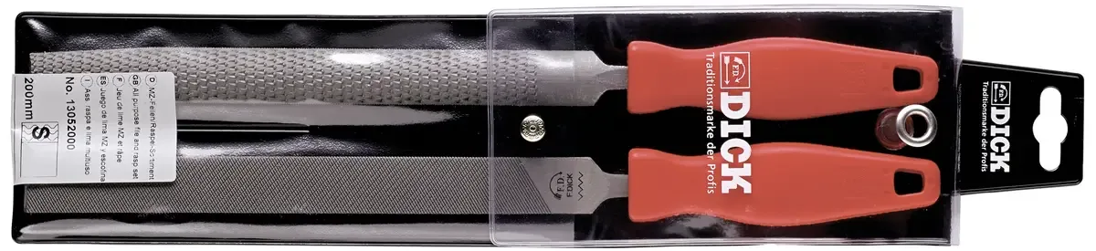 Dick 13052000 Multifunctionele vijl-rasp-set 2-delig Lengte 200 mm 1 set(s) von F. Dick – Produktfoto