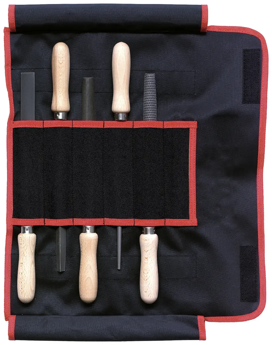 Dick 13092020H Jeu de limes/râpes, 2 limes, 5 pièces, différentes formes Longueur 200 mm 1 set van F. Dick – productfoto