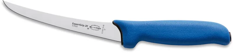 ExpertGrip 2K uitbeenmes, gebogen, semi-flexibel, 15 cm by F. Dick in Blue – product photo