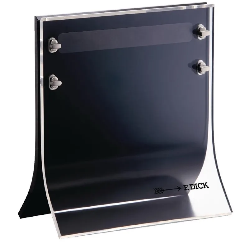 magnetisch messenblok 4 sleuven by F. Dick in Black – product photo