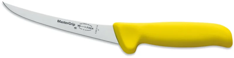MasterGrip Uitbeenmes 15 cm von F. Dick in Gelb – Produktfoto