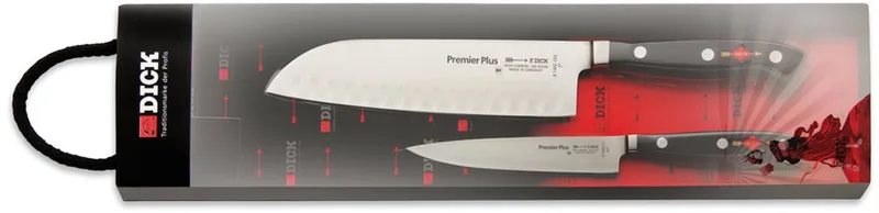 Premier Plus 2-delige messenset by F. Dick in Black – product photo