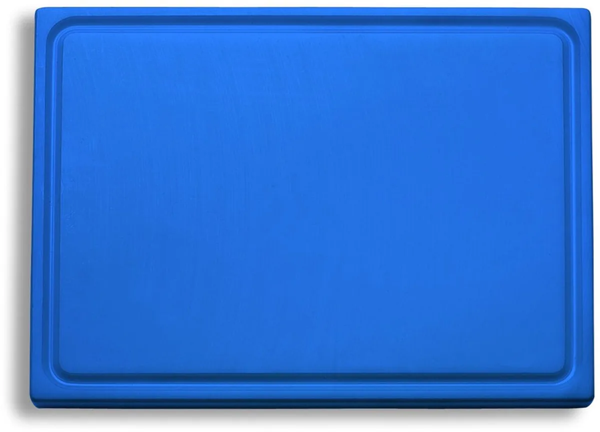 Snijplank met sapgoot, 325 x 265 x 18 mm fra F. Dick i Blå – produktbillede
