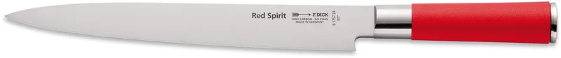 Sushi Knife Red Spirit | 24 cm professioneel vleesmes | Roestvrij staal Made in Germany by F. Dick in Red – product photo