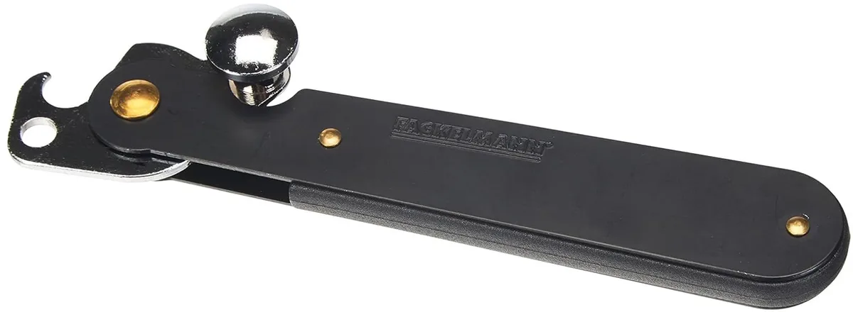 Blikopener Zwart/Zilver met Comfortgreep - 15 cm från Fackelmann – produktbild